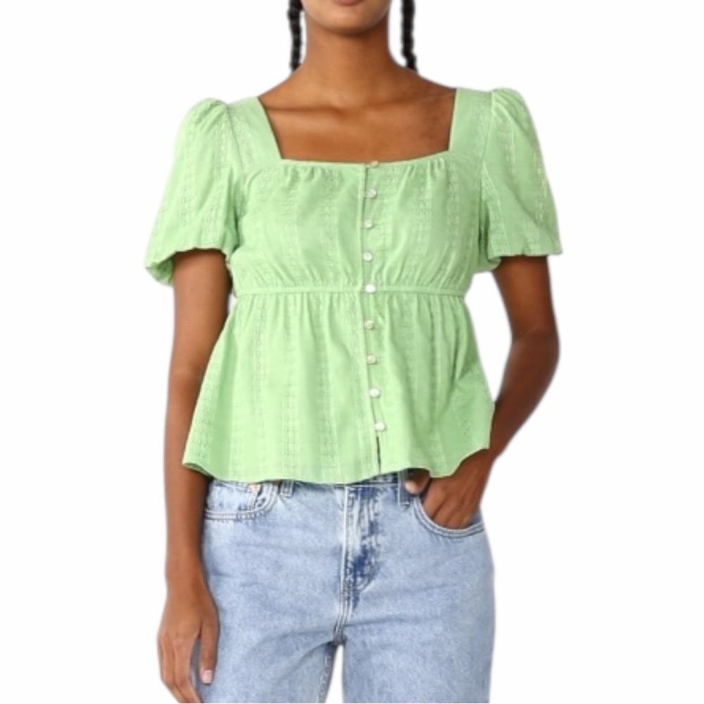 DRAPER JAMES RSVP Peplum Hem Top Size XL
